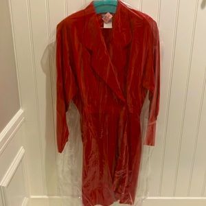 Red wrap-around Dress womens